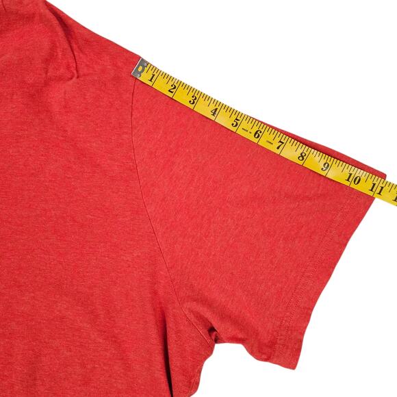 Psycho Bunny Shirt Mens 3XL Red V Neck Short Sleeve T Shirt Casual PIma Cotton - Picture 9 of 9